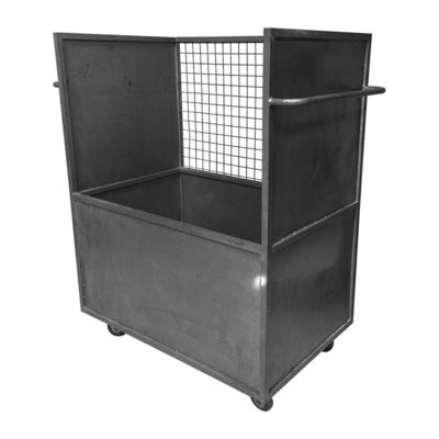 गुणवत्ता  Warehouse Collapsible 500KGS Q235 Steel Metal Pallet Cages फैक्टरी