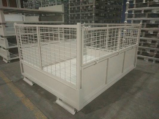 CE RAL पाउडर 1000KG क्षमता स्टील भंडारण पिंजरों लेपित