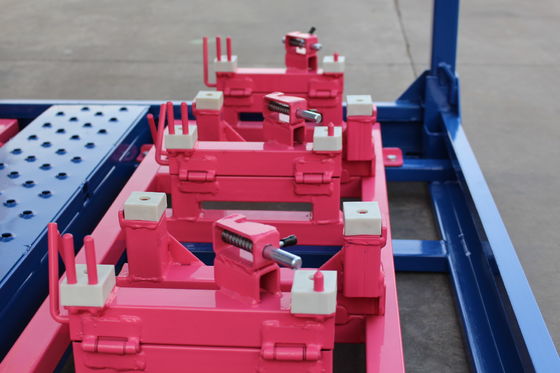 2000KGS 4 परतें Detachable Stackable Steel Pallets